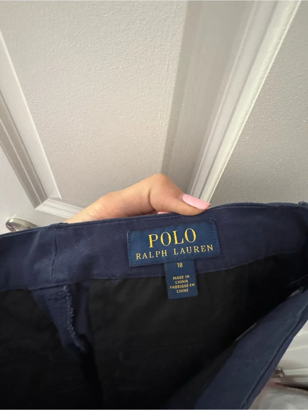 Polo by Ralph Lauren Navy Slim big boys Straight Chinos